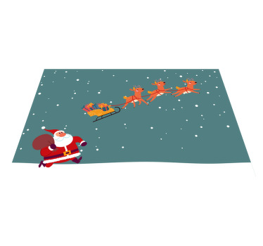 Ο Άγιος Βασίλης έχασε τα χριστουγεννιάτικα σουπλά του έλκηθρου - TenStickers