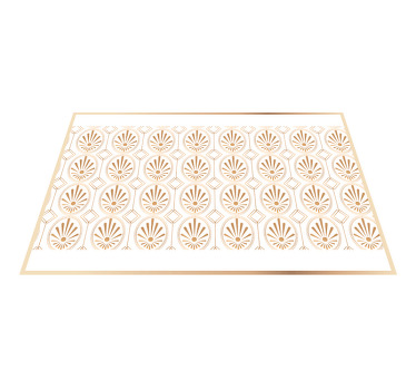 Bordstabletter modernt elegant bladmotiv - Tenstickers