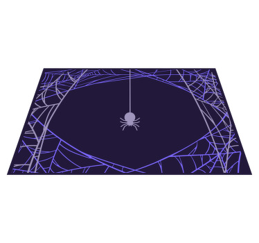 μωβ αποκριάτικα σουπλά αράχνης - TenStickers