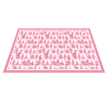 Prekrasni roza podmetači za sobove za djecu - TenStickers