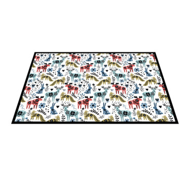 Vakre reinsdyr og rev spisebrikke spedbarn - Tenstickers