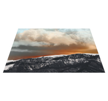 βουνό και σύννεφο αισθητικά πρωτότυπα σουπλά - TenStickers