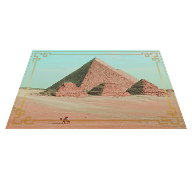 Pyramids aesthetic photograp original placemats - TenStickers