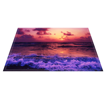 Colourful beach aesthetic original placemats - TenStickers
