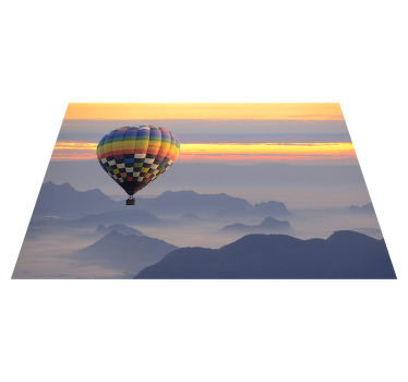 Toplozračni baloni estetske barve pogrinjki - TenStickers