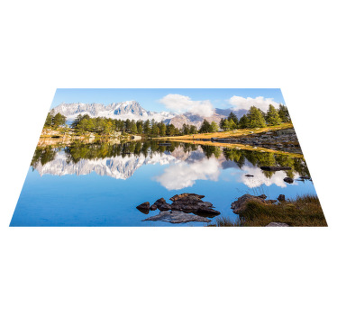 Tischsets originell Bunte landschaftsästhetische Farben - TenStickers