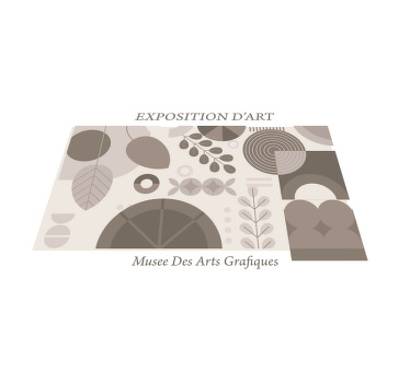 Exposition d'art graphique 乙烯基餐垫 - TenStickers