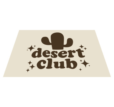 Psychedelic desert club  original placemats - TenStickers