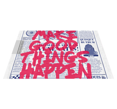 Ať se děly dobré věci originální prostírání - TenStickers