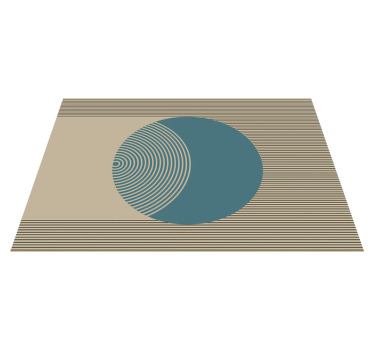 Geometric colors of earth modern placemats - TenStickers