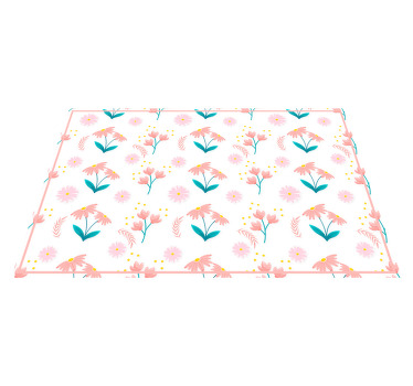 Original placemats floral art design - TenStickers