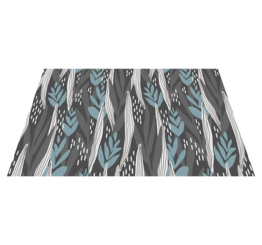 Květinově šedé akvarelové elegantní prostírání - TenStickers