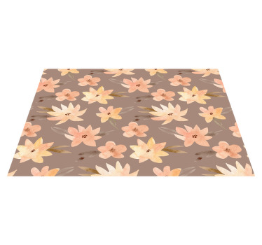 σουπλά λουλούδια ακουαρέλας παστέλ χρώματα - TenStickers