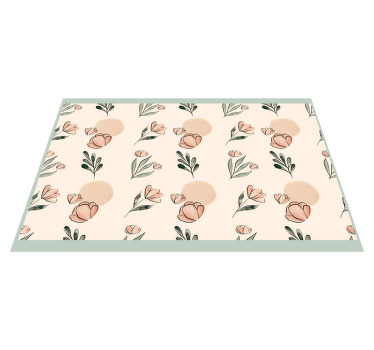 Original placemats with floral motif design - TenStickers