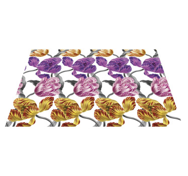 σουπλά μωβ, ροζ τουλίπες - TenStickers