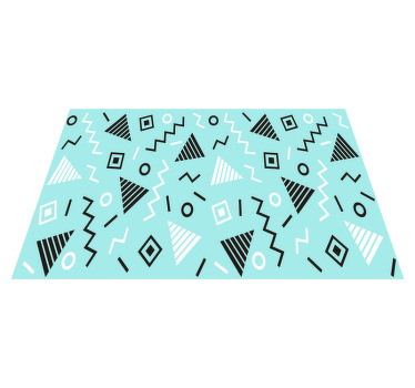 80s' memphis style pattern original placemats - TenStickers