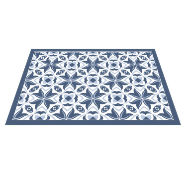 Hampton Style flower bouquet modern placemats - TenStickers