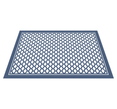 Diamantmønster moderne dækkeservietter i hampton-stil - TenStickers