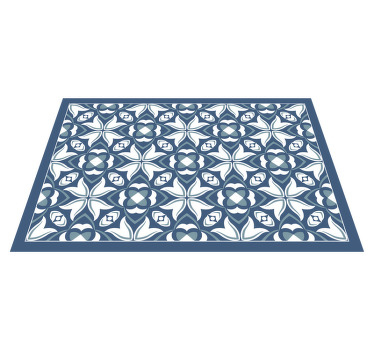 Tischset modern Moderne blaue vase "hampton-stil" - TenStickers