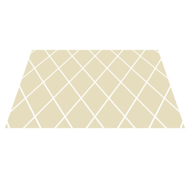 Cream diamond minimalist pattern placemats - TenStickers