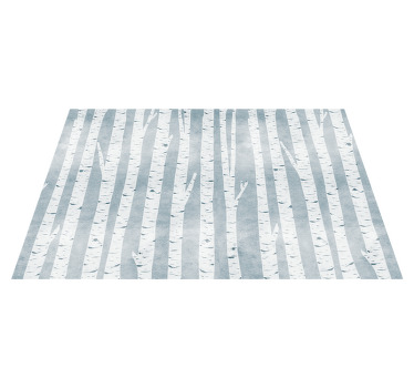 Birch tree nordic style original placemats - TenStickers