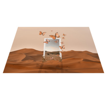 Surreal desert landscape original placemats - TenStickers