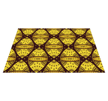 Afrikansk stil abstrakt konst ursprungliga bordstabletter - Tenstickers