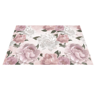 Provencal style peonies elegant placemats - TenStickers