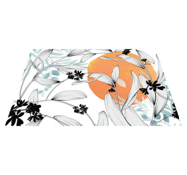 Mantel individual original Concepto floral estilo glamour - TenVinilo