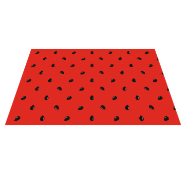 Individuais de mesa originais Melancia padrão sem emenda - TenStickers