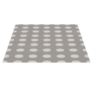 Geometric gray circle pattern Vinyl placemats - TenStickers