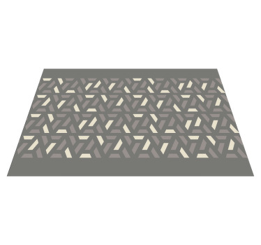 σουπλά με γεωμετρικό γκρι τρίγωνο μοτίβο - TenStickers