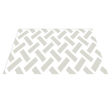 Geometriska bordstabletter med vit kvadratisk mönster - Tenstickers