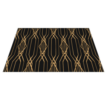 Geometrisk firkantet design vinyl dekkebrikker - Tenstickers