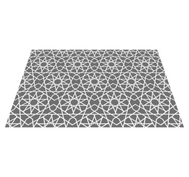 Gray Arabian style original vinyl placemats - TenStickers