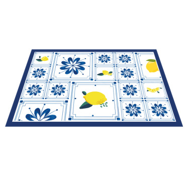 Fresh blue style original placemats - TenStickers