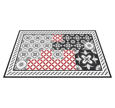 "scarlet" collage eleganta bordstabletter - Tenstickers