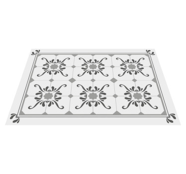 Gray "soleil" elegant placemats - TenStickers