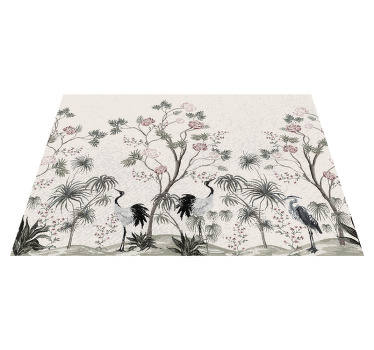 Individuais de mesa originais estilo vintage oriental - TenStickers