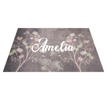 Vintage style rose tree original placemats - TenStickers