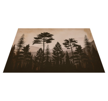 Scandinavian style warm colored placemats - TenStickers