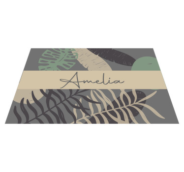 Placemat boho jungle style - TenStickers