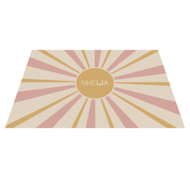 Tischset Kinder "boho" bunte sonne - TenStickers