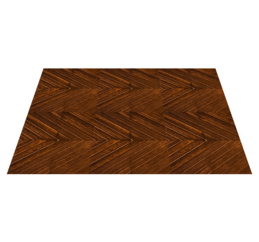 Individual de mesa textura de madeira em zigzag - TenStickers