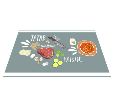 Podkładka na stół "tatar" - TenStickers