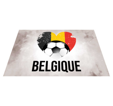 Set de table rectangulaire foot belgique - TenStickers