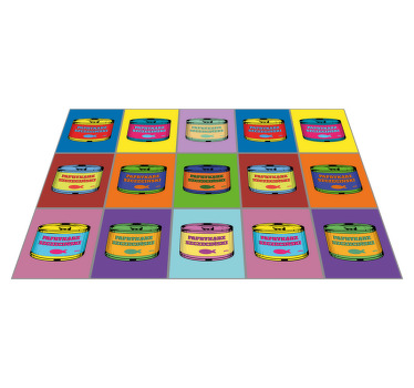 Oryginalna podkładka na stół "paprykarz" w stylu pop-art - TenStickers