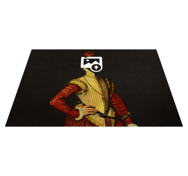 Gepersonaliseerde placemat aristocratische hond - TenStickers