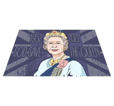 "God Save Queen" Jubilee Placemats - TenStickers