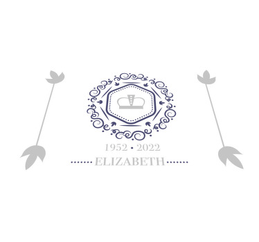 Personalised Platinum Jubilee placemats - TenStickers